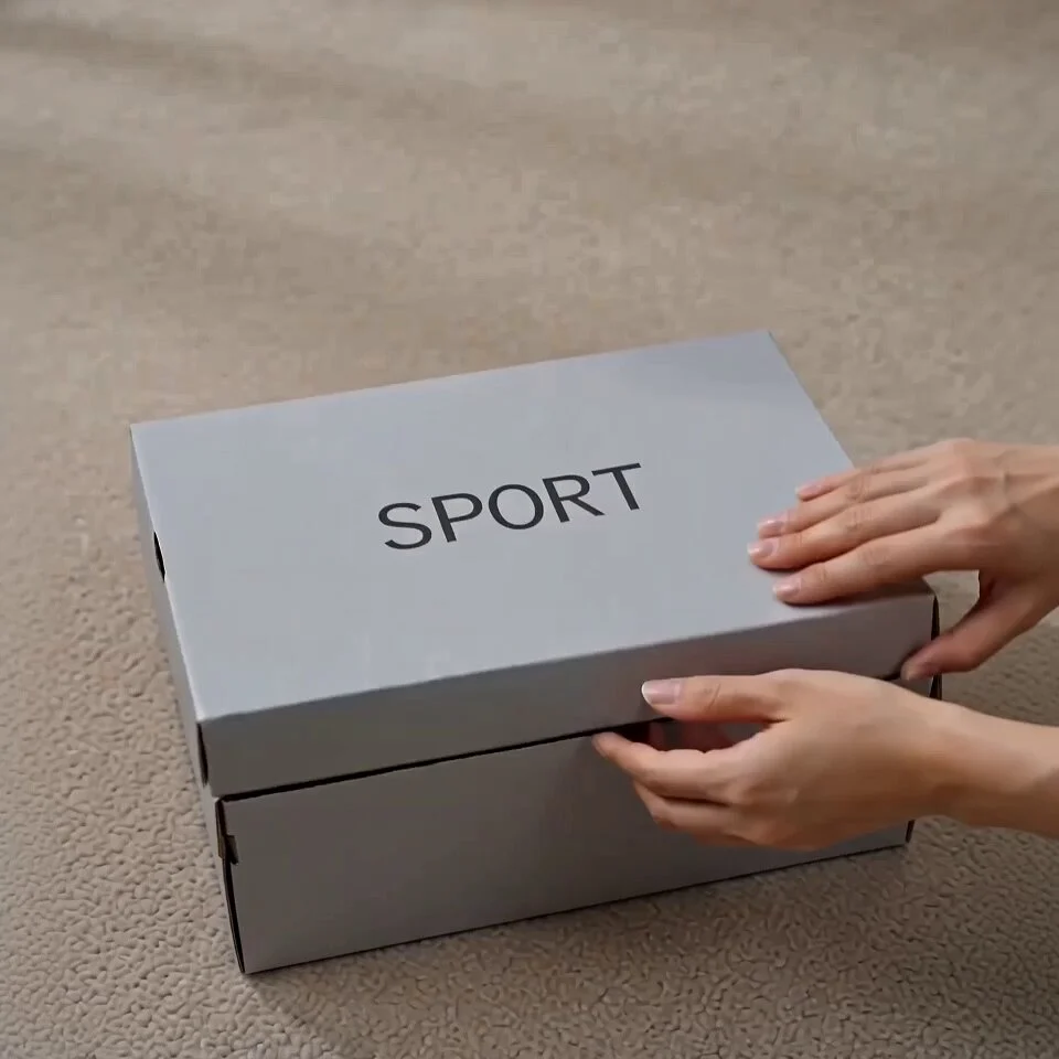 A product-focused short video showing an unboxing action and a clear product frame.